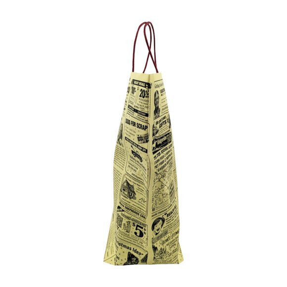 Greenii Large Handmade Newsprint Paper Bags Recyclable Paper Grocery Bags - Picture 4 of 4
